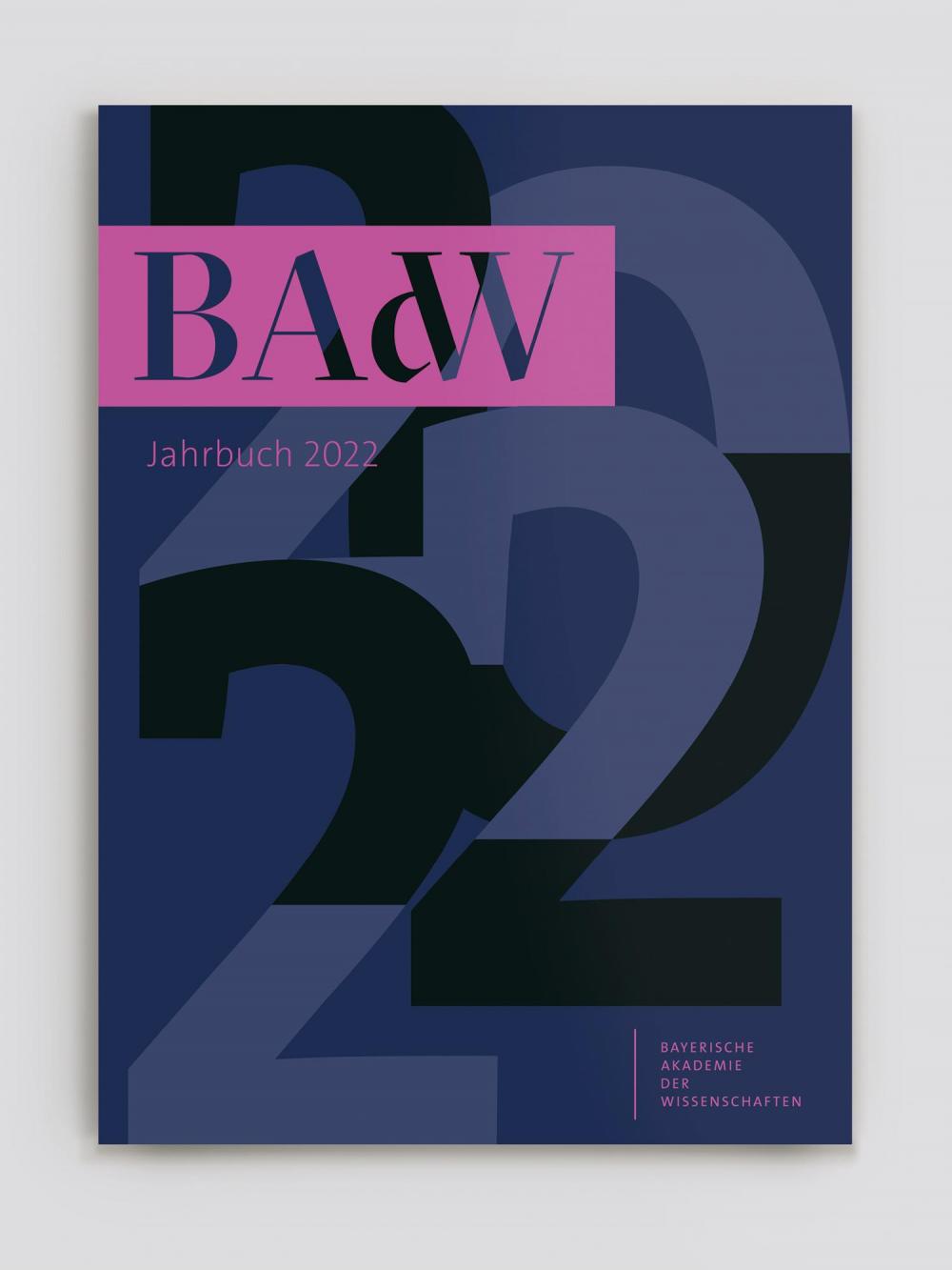 a.werner grafik, Jahresbericht Bayerische Akademie der Wissenschaften, Layout