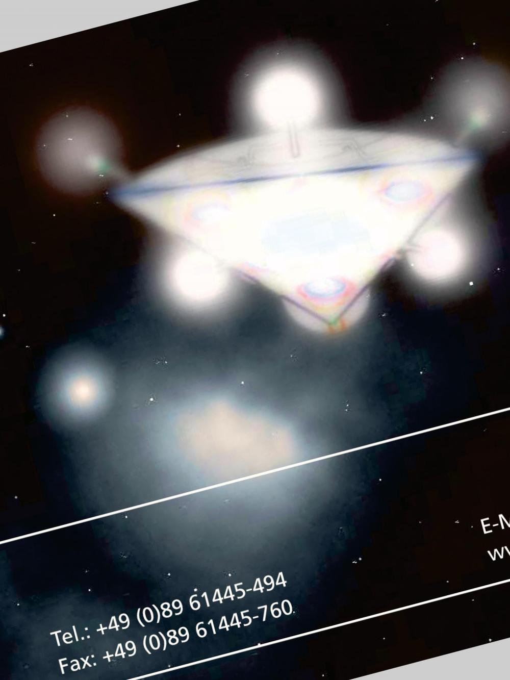 a.werner grafik, InterCard, Layout UFO-Illustration