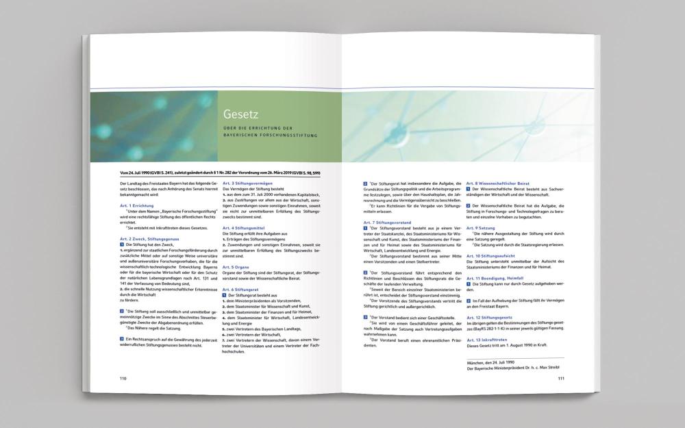 Bayerische Forschungsstiftung Jahresbericht 2020