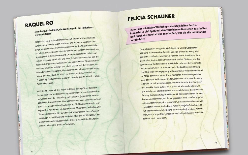 a.werner grafik, Buchprojekt lIttleART, Reproduktion