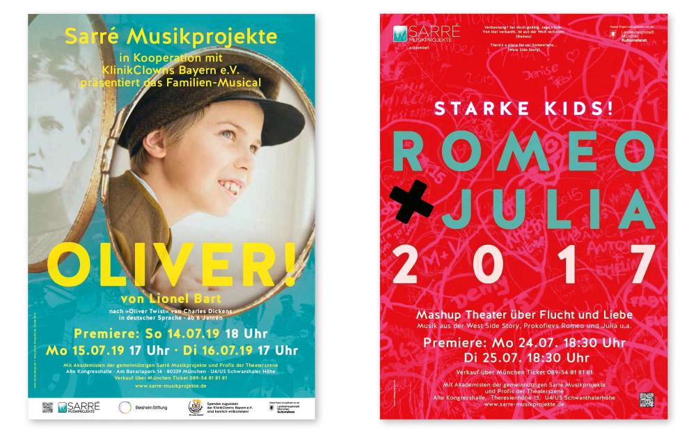 a.werner grafik, Sarré-Musikprojekte, Corporate Design, Plakate