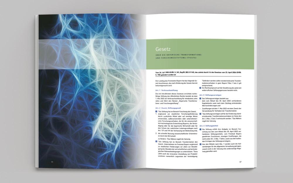 Bayerische Transformations- und Forschungsstiftung Jahresbericht 2025